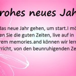 Happy New Year Wishes in German
