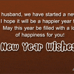 New Year Wishes for Husband